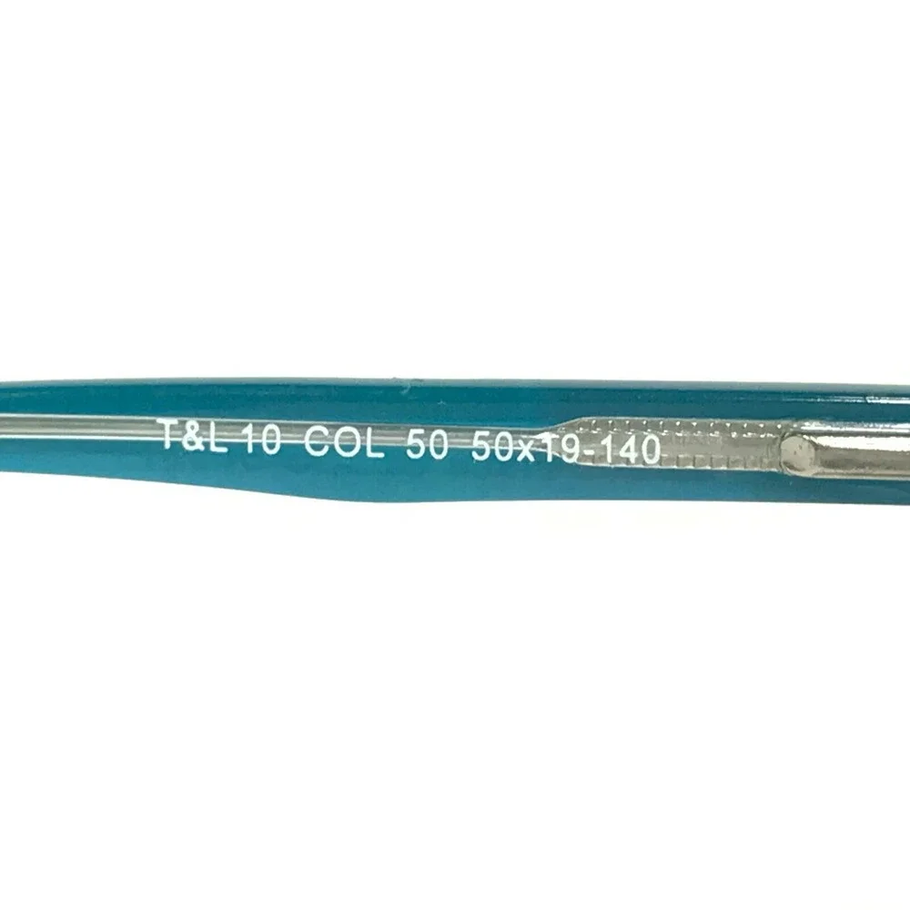 Truth & Love Eyeglasses Frames T&L 10 COL 50 Blue Purple Round 50-19-140